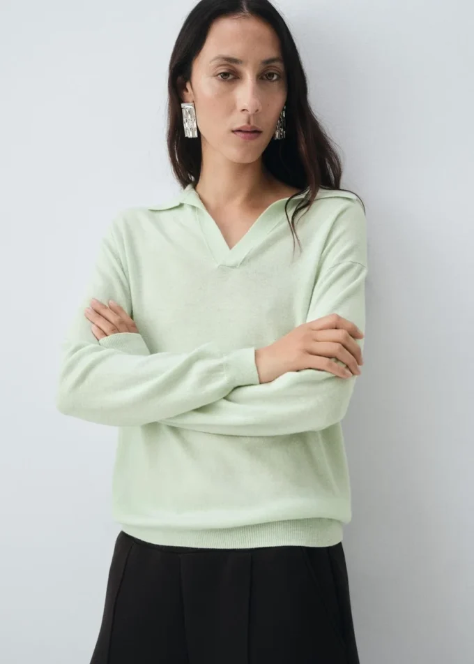 Pull à col roulé 100 % laine