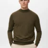 Pull à col roulé 100 % laine mérinos Pull à col roulé 100 % laine mérinos