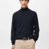 Pull à col roulé 100 % laine mérinos Pull à col roulé 100 % laine mérinos