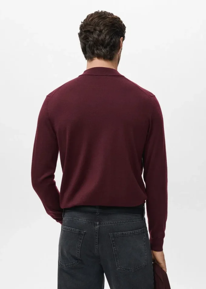 Pull à col roulé 100 % laine mérinos Pull à col roulé 100 % laine mérinos