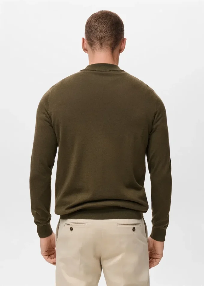 Pull à col roulé 100 % laine mérinos Pull à col roulé 100 % laine mérinos