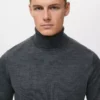 Pull à col roulé 100 % laine mérinos Pull à col roulé 100 % laine mérinos