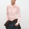 Pull à col roulé avec nœud Pull à col roulé avec nœud