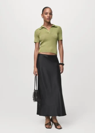 Pull à col roulé en lurex