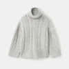 Pull à col roulé en lurex Pull à col roulé en lurex