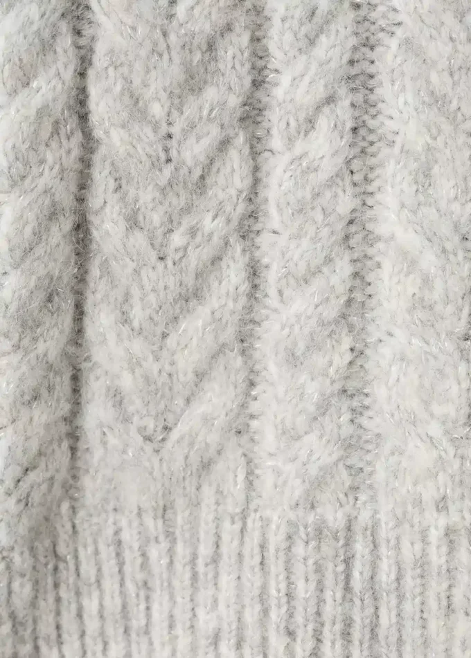 Pull à col roulé en lurex Pull à col roulé en lurex