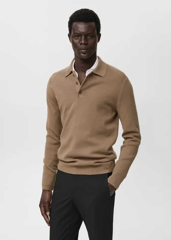 Pull à col roulé en maille