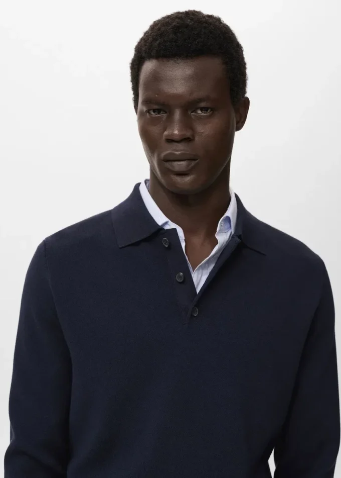 Pull à col roulé en maille