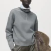 Pull à col roulé et fermeture éclair