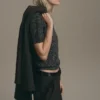 Pull à col roulé moucheté