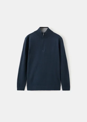 Pull à col zippé