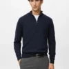 Pull à col zippé 100 % laine mérinos