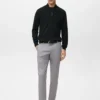 Pull à col zippé 100 % laine mérinos