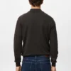 Pull à col zippé 100 % laine mérinos