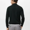 Pull à col zippé 100 % laine mérinos