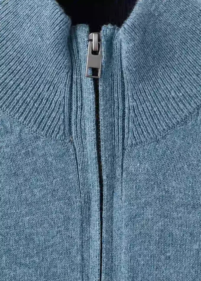Pull à col zippé