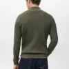 Pull côtelé avec col zippé Pull côtelé avec col zippé