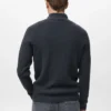 Pull côtelé avec col zippé Pull côtelé avec col zippé