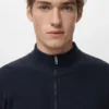 Pull côtelé avec col zippé Pull côtelé avec col zippé