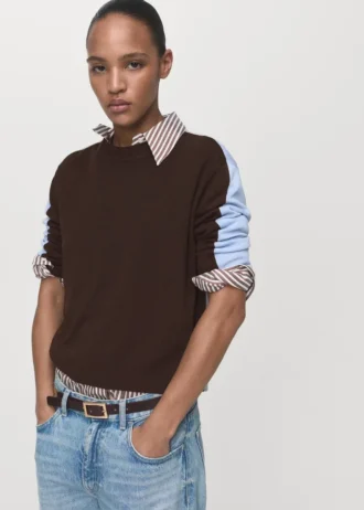 Pull à design combiné