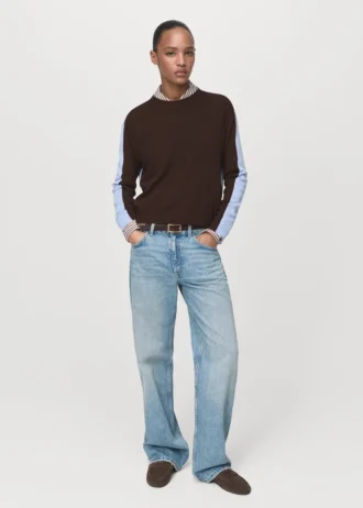 Pull à design combiné