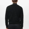 Pull en coton avec fermeture éclair au col Pull en coton avec fermeture éclair au col