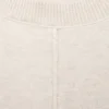 Pull en coton à coutures décoratives