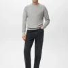 Pull en coton microstructuré Pull en coton microstructuré