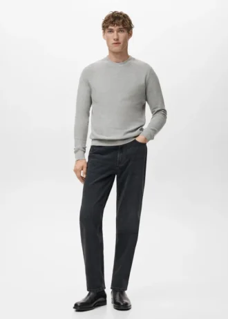 Pull en coton microstructuré