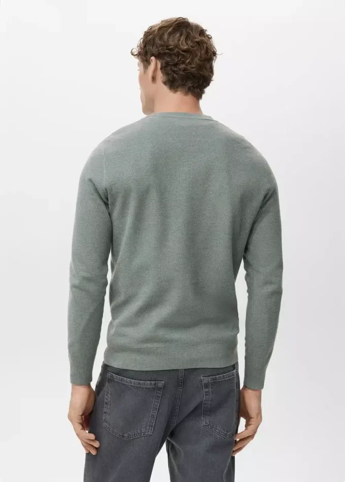 Pull en coton microstructuré Pull en coton microstructuré