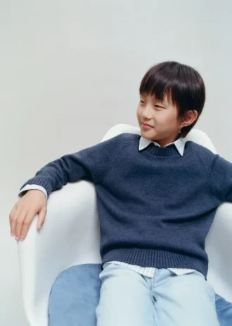 Pull en coton tricoté Pull en coton tricoté