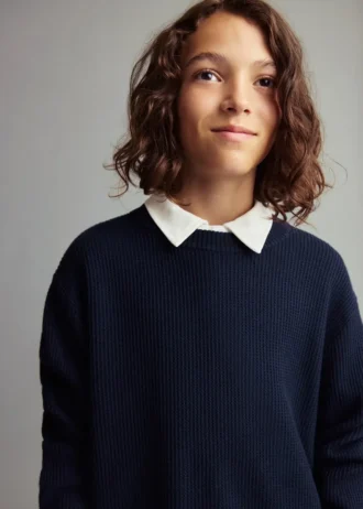Pull en coton tricoté Pull en coton tricoté