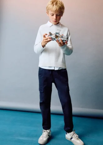 Pull en coton tricoté Pull en coton tricoté