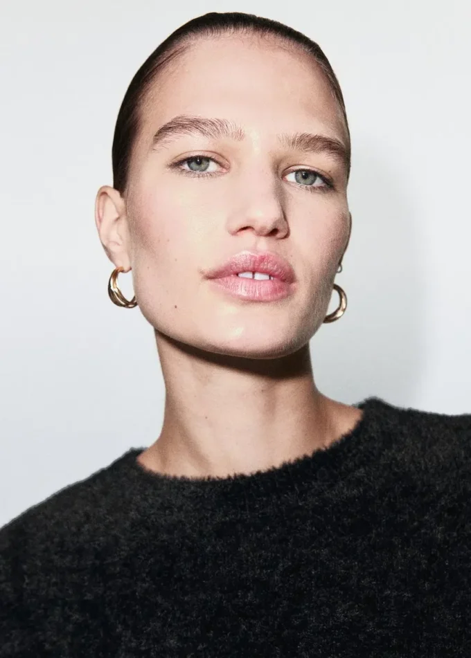 Pull en fausse fourrure