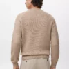 Pull en laine mélangée à mailles fines