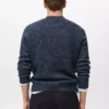 Pull en laine mélangée à mailles fines