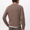 Pull en laine mélangée à mailles fines