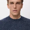 Pull en laine mélangée à mailles fines