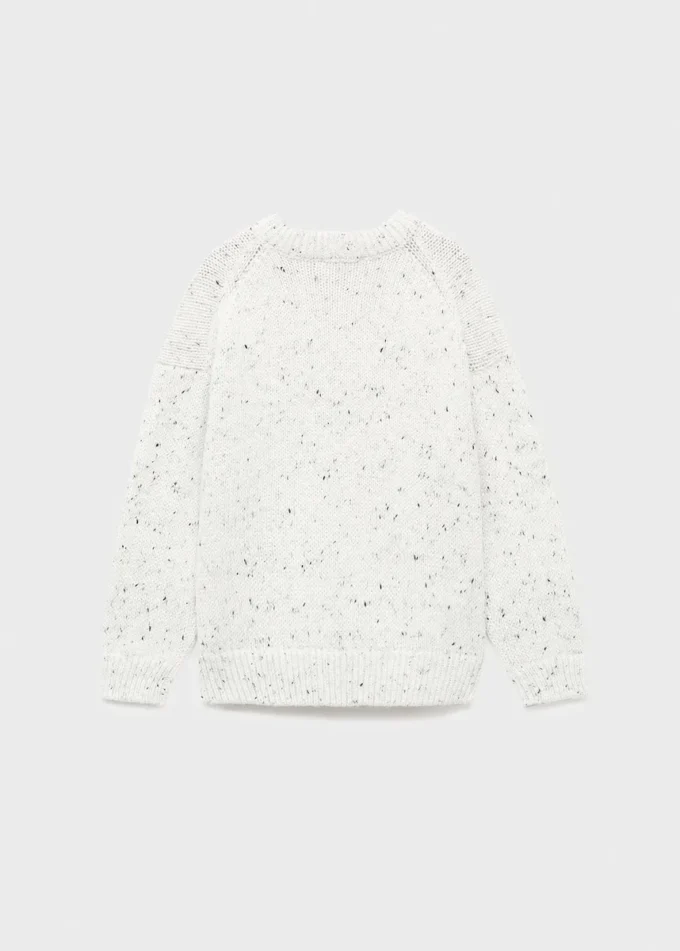 Pull en laine mouchetée Pull en laine mouchetée