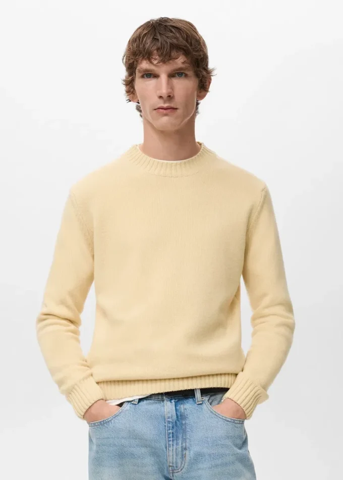 Pull en maille 100 % laine italienne Pull en maille 100 % laine italienne
