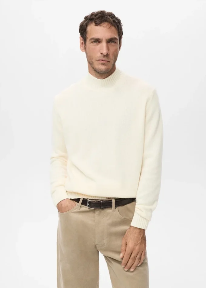 Pull en maille 100 % laine italienne Pull en maille 100 % laine italienne