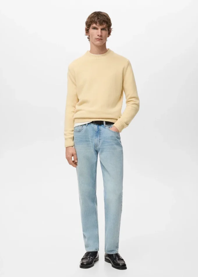 Pull en maille 100 % laine italienne Pull en maille 100 % laine italienne