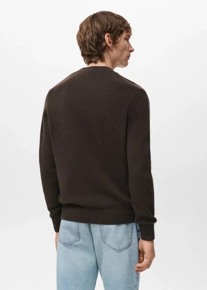Pull en maille 100 % laine italienne Pull en maille 100 % laine italienne