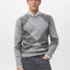 Pull en maille argyle