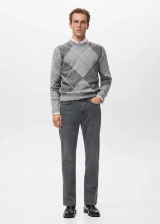 Pull en maille argyle