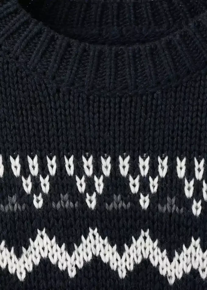 Pull en maille avec bordure Pull en maille avec bordure
