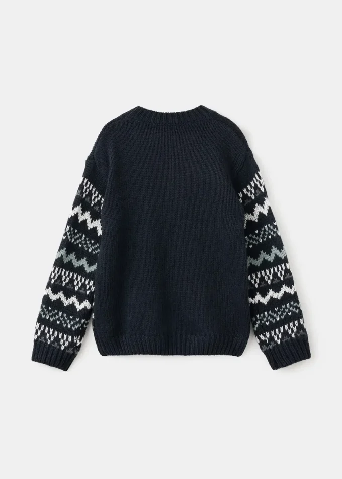 Pull en maille avec bordure Pull en maille avec bordure