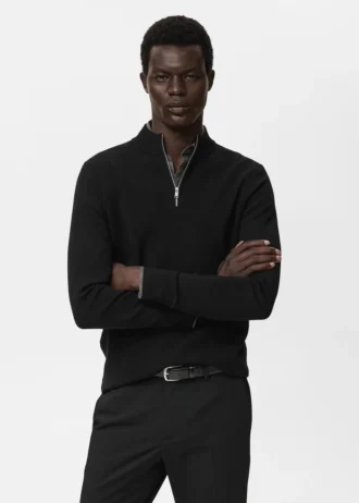 Pull en maille avec col Perkins