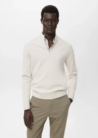Pull en maille avec col Perkins