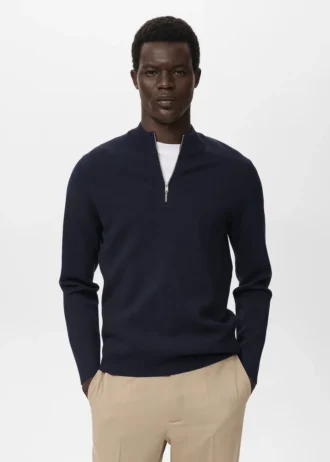 Pull en maille avec col Perkins